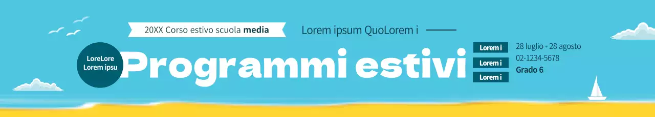 Programmi per le vacanze estive