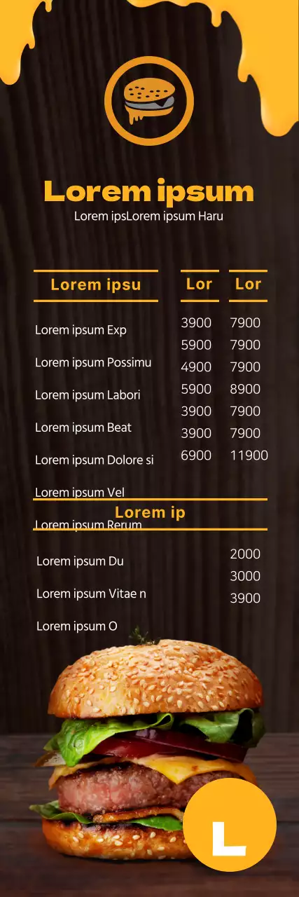 Promuovete il vostro hamburger