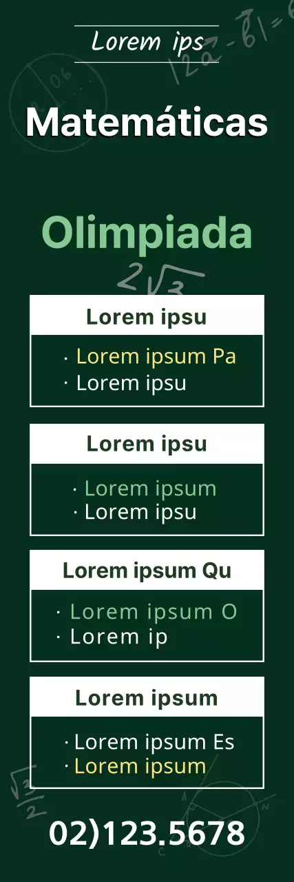 Cursos de la Olimpiada Verde de Matemáticas
