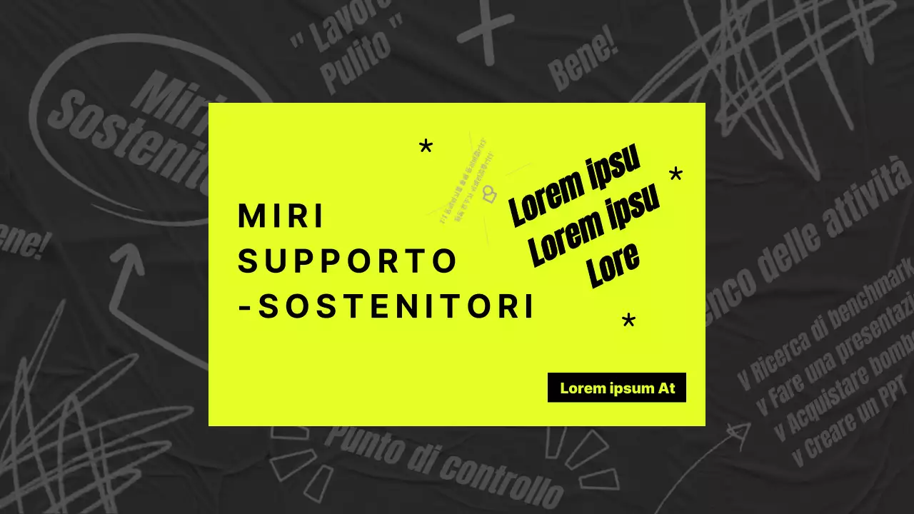 Minuti di studio semplici in giallo e grigio