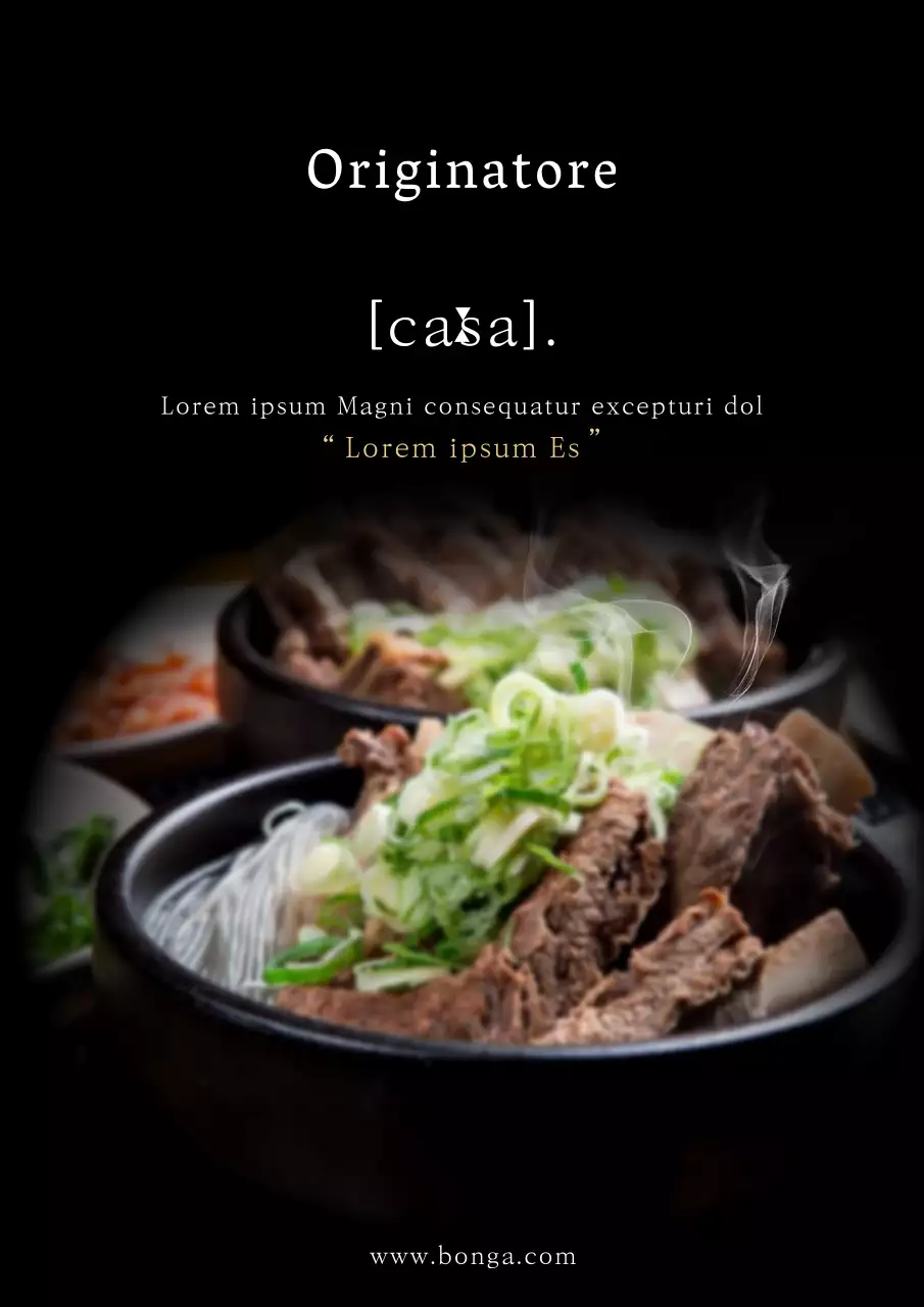 Promuovere un negozio di ramen nero