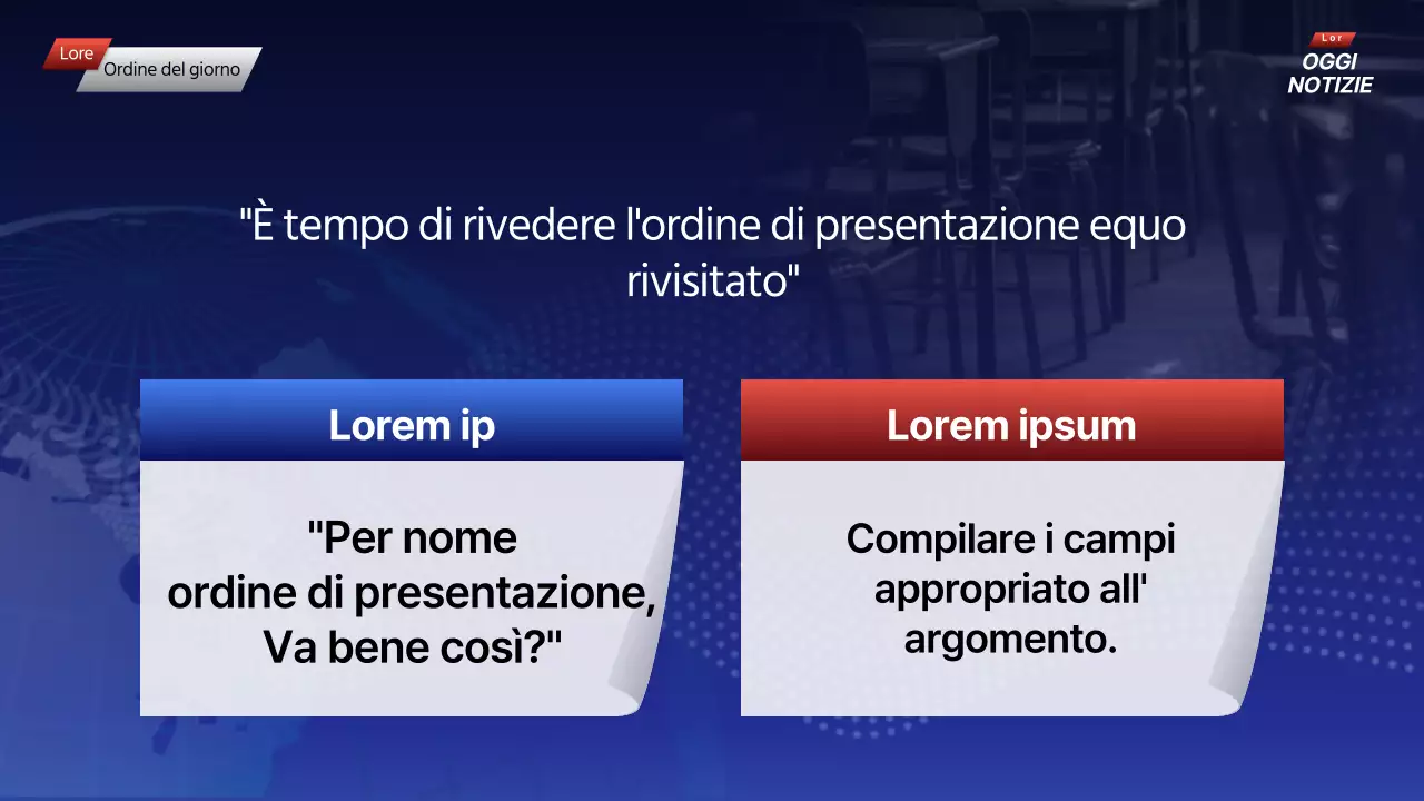 La scuola discute la tendenza del blu e del nero Notizie