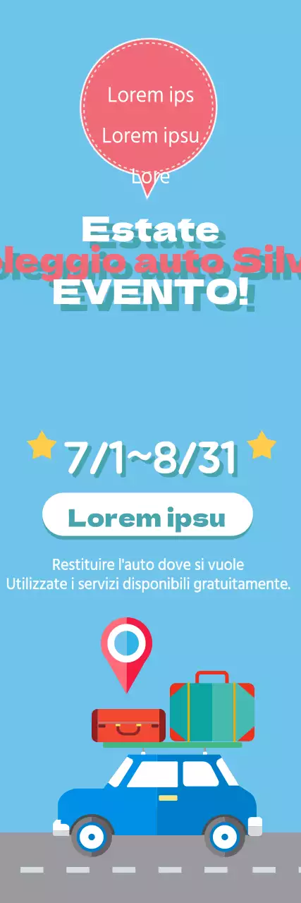 Eventi di noleggio auto