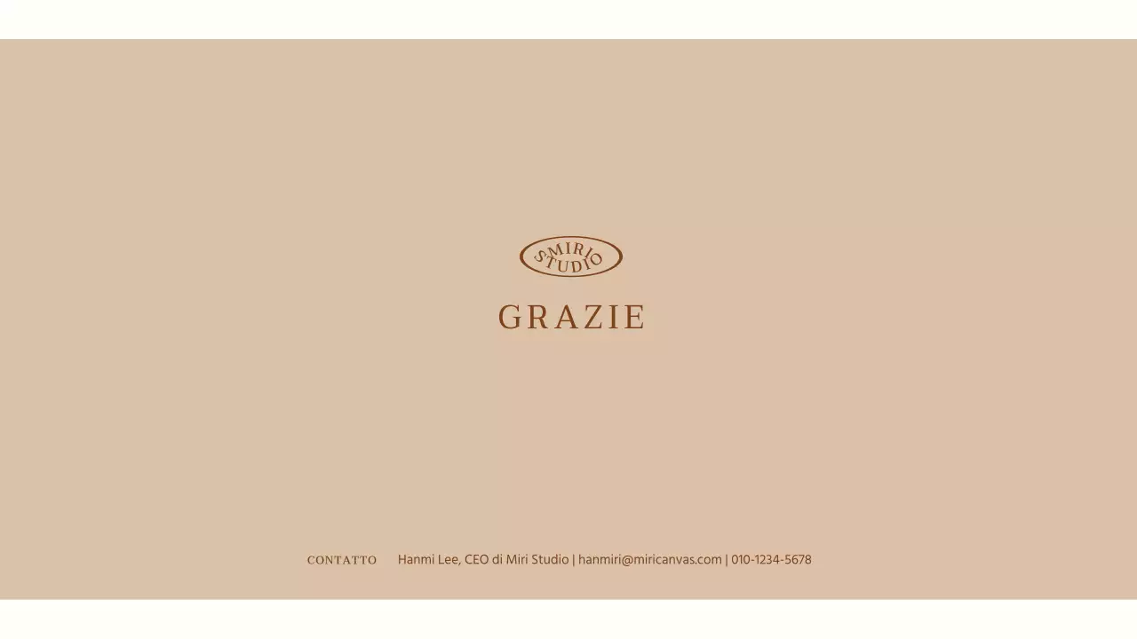 Beige Presentazione semplice