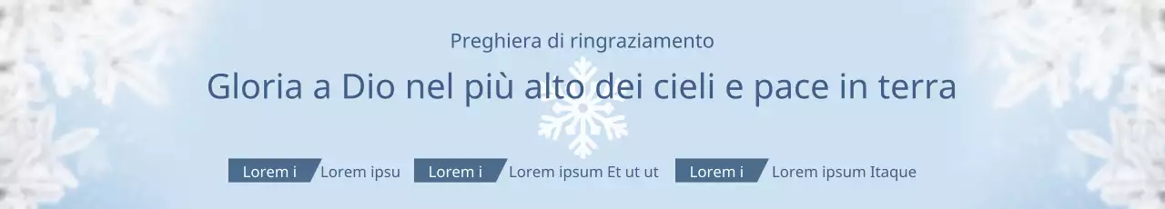 Servizio di ringraziamento di Natale