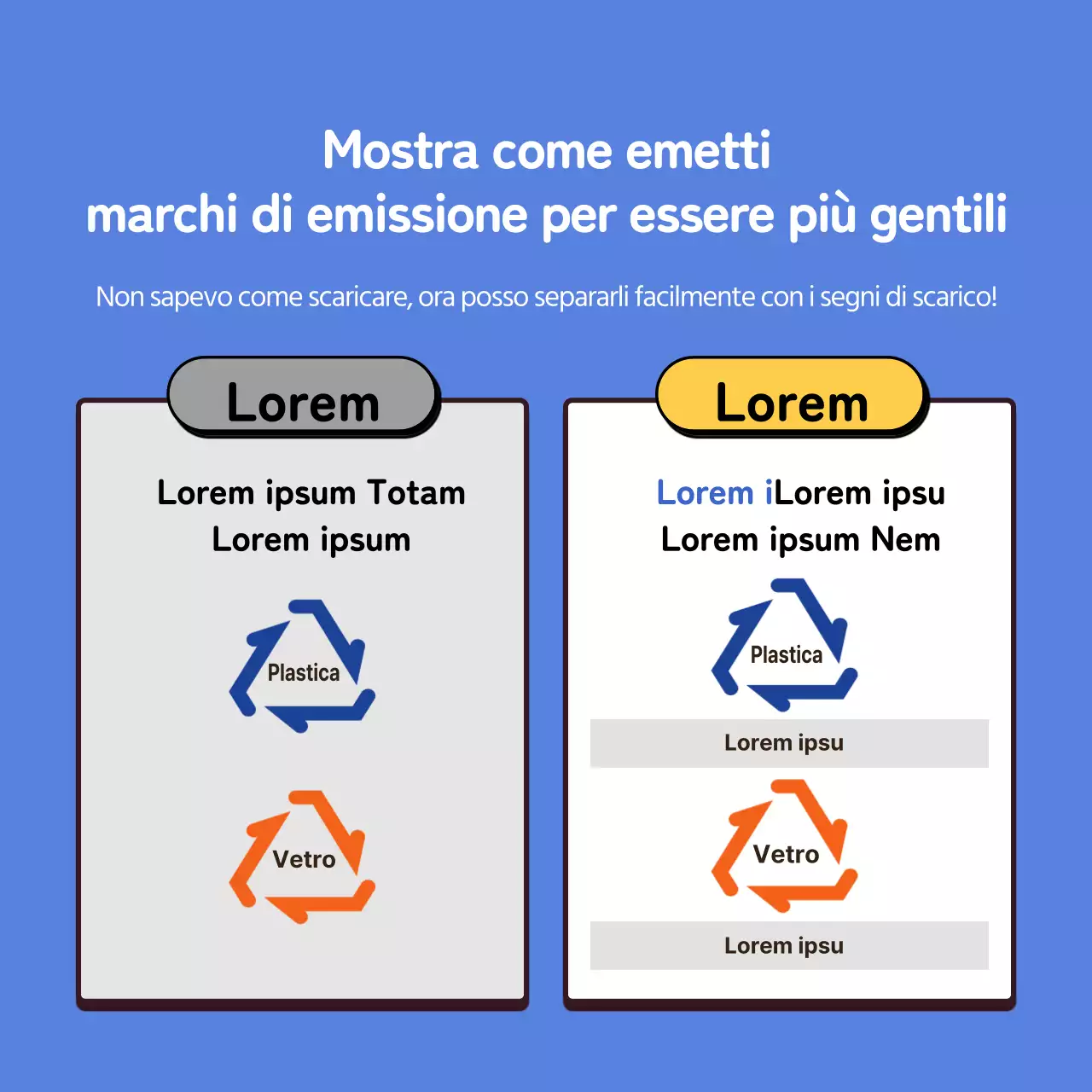 Una semplice guida al riciclaggio in blu