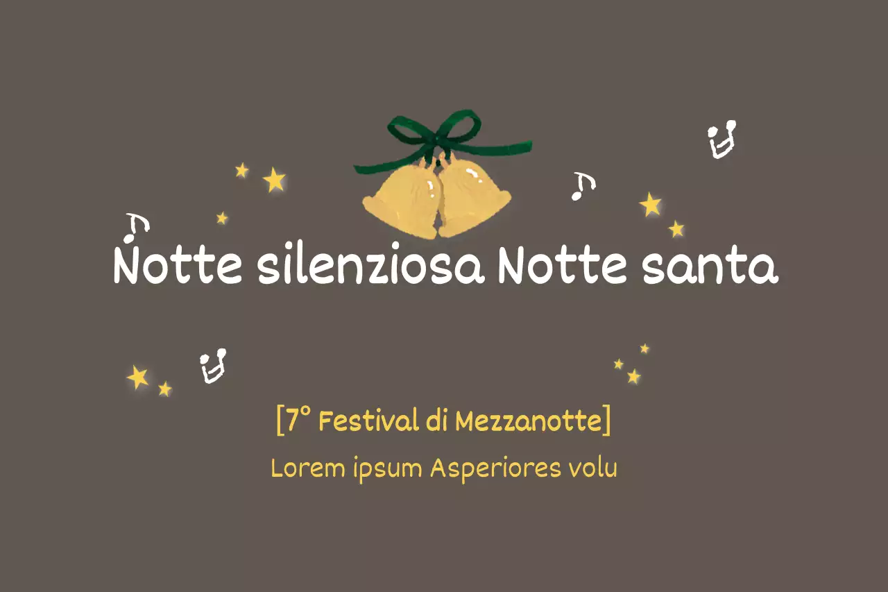 Notte silenziosa Notte Santa