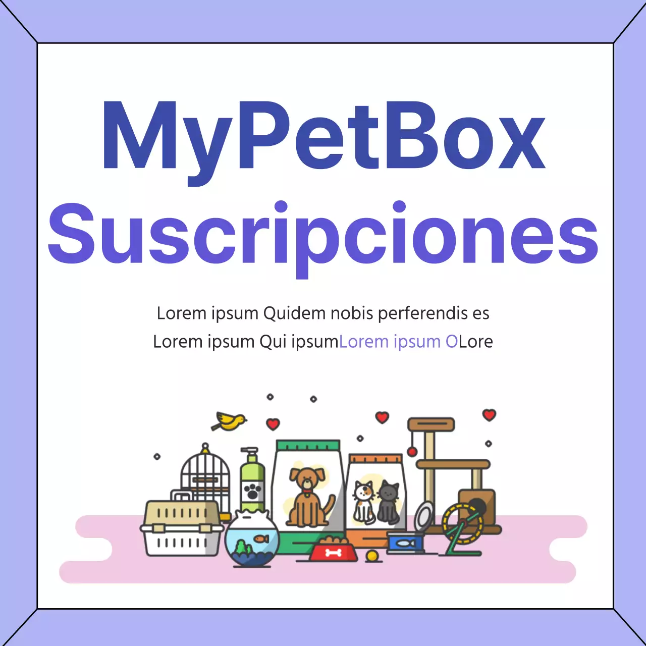 Promocione su servicio de suscripción a cajas para mascotas