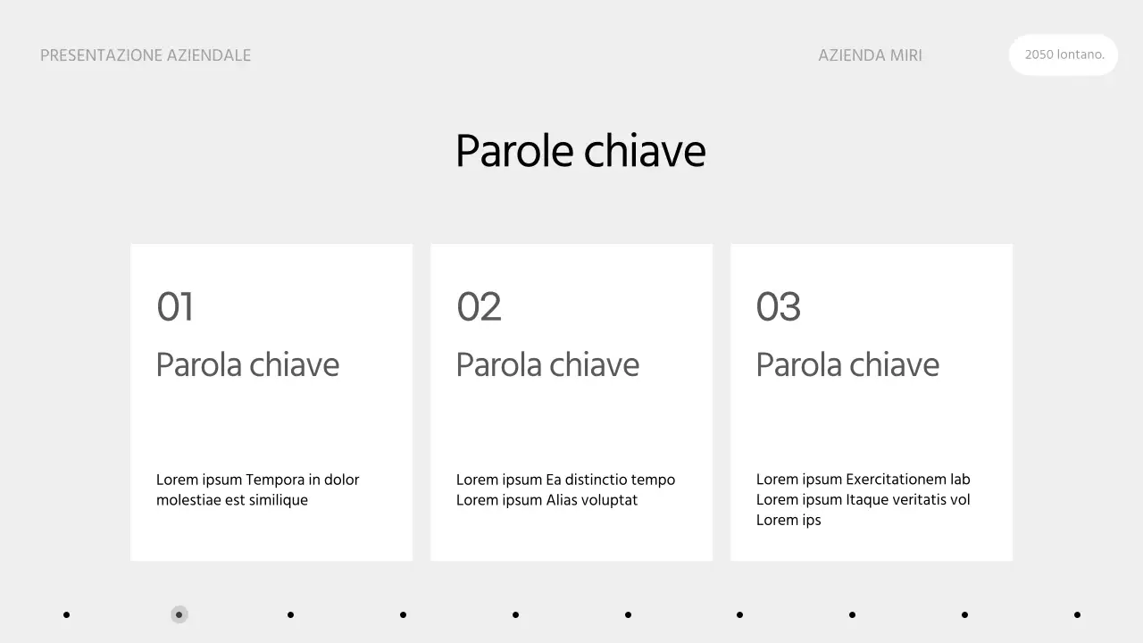 Una proposta commerciale pulita in un'infografica monotona