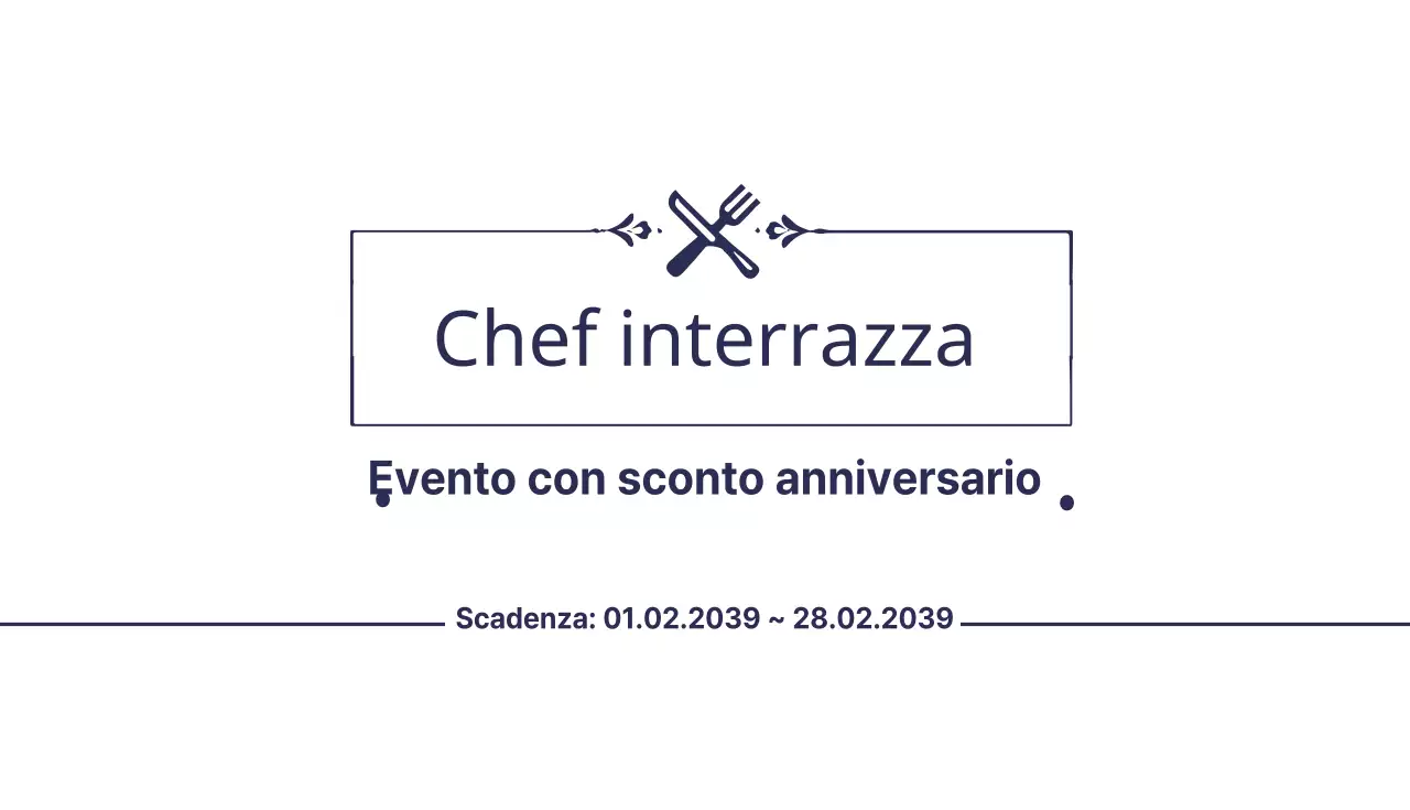 Chef in terrazza