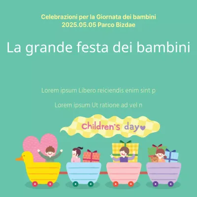 La grande festa dei bambini