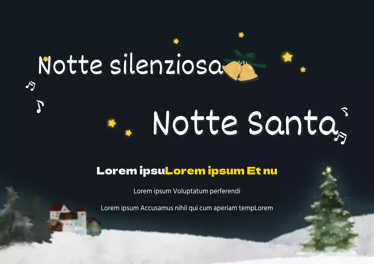 Notte silenziosa Notte santa