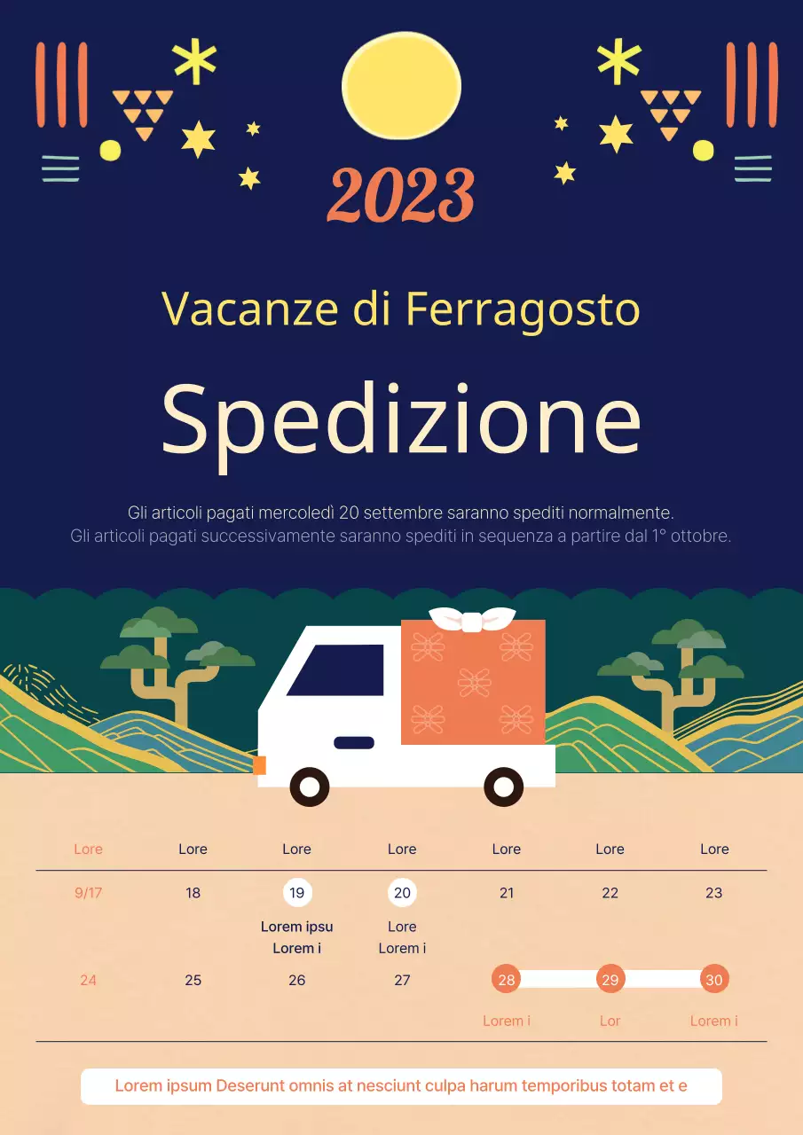 Giallo Blu Grafica ordinata Guida alle spedizioni per le festività di Chuseok