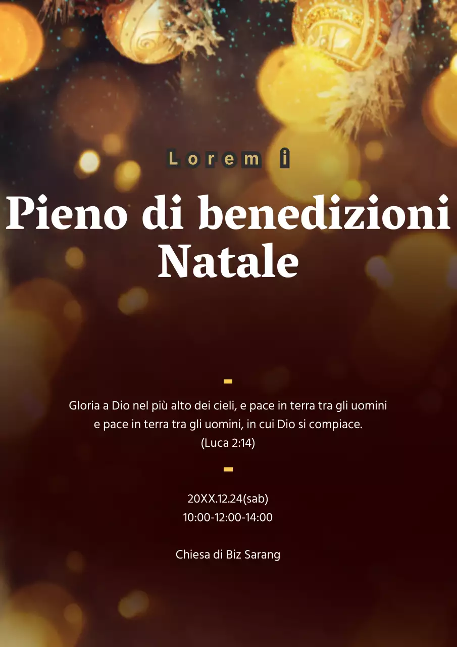 Servizio di ringraziamento di Natale
