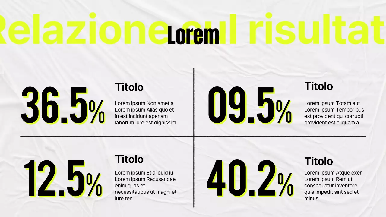 Minuti di studio semplici in giallo e grigio
