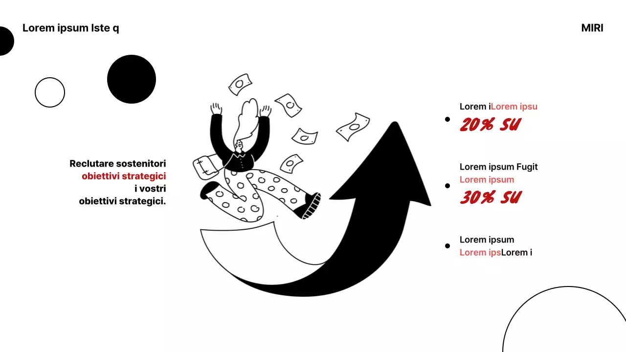 Materiale per riunioni di studio di marketing semplice e in bianco e nero