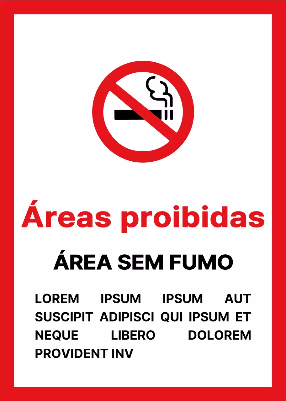 Vermelho e preto alinhamento do texto básico simples estilo de apresentação Sem informação sobre o fumo