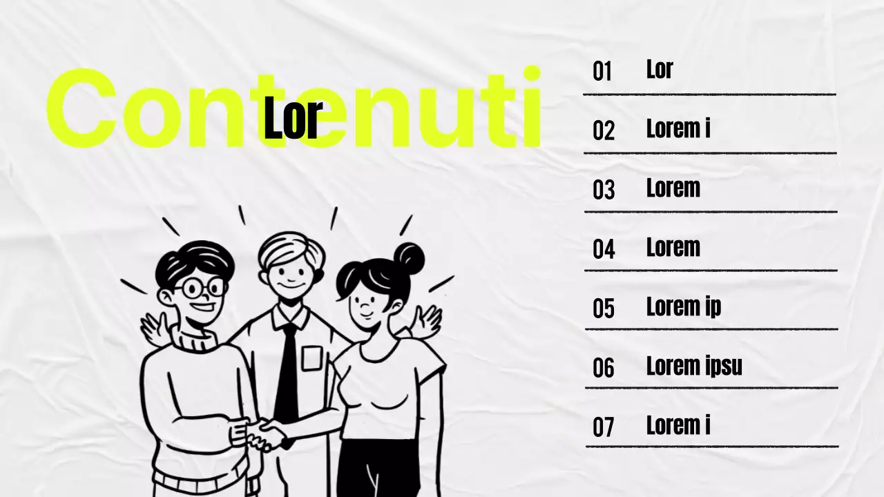 Minuti di studio semplici in giallo e grigio