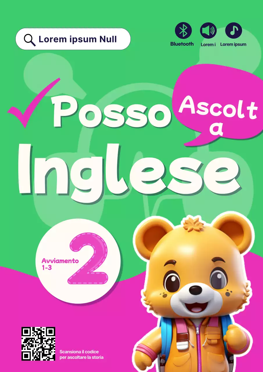 Promuovere l'istruzione inglese con un tocco di giallo e blu