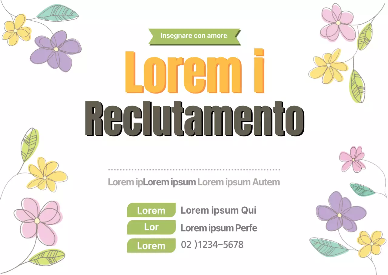 Corso di canto con perline