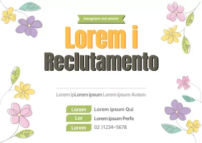 Corso di canto con perline