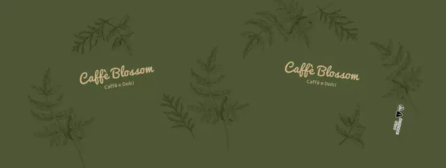 Caffè dell'illustrazione della linea verde