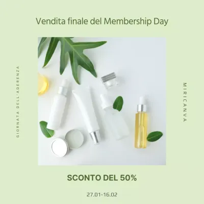 Vendita per il giorno dell'adesione