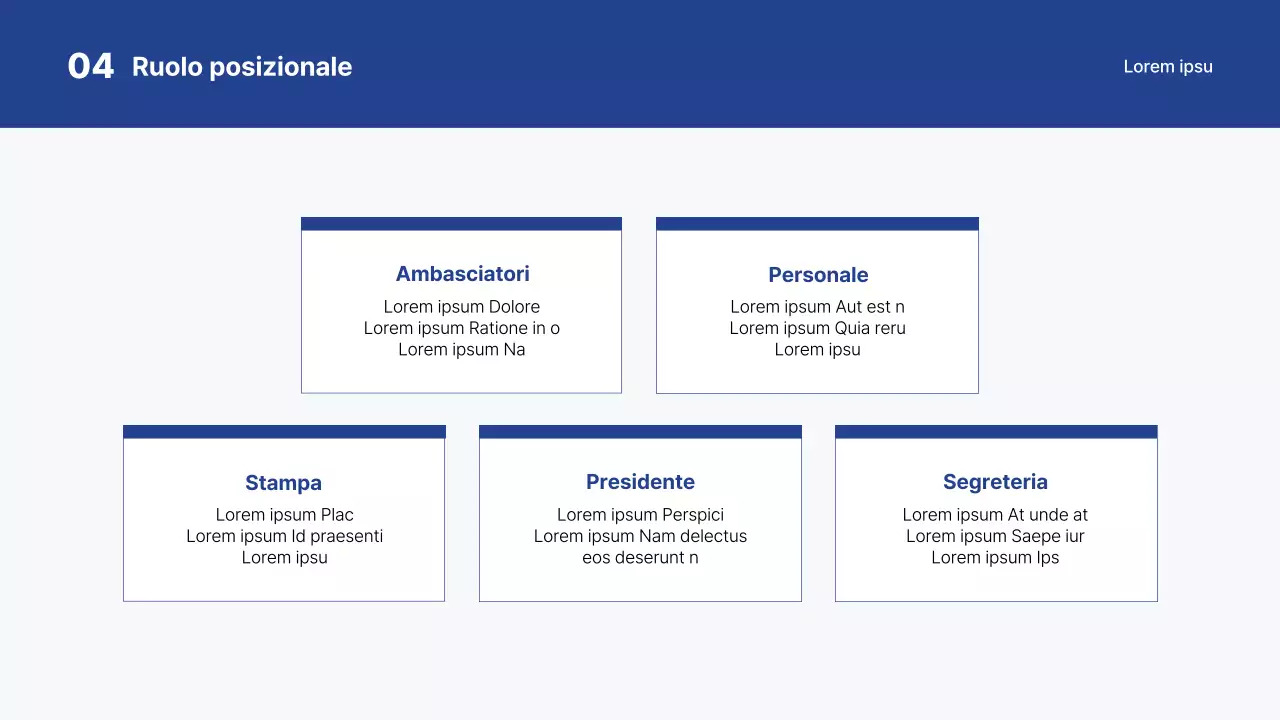 Presentazione di un concorso universitario semplice, bianco e blu