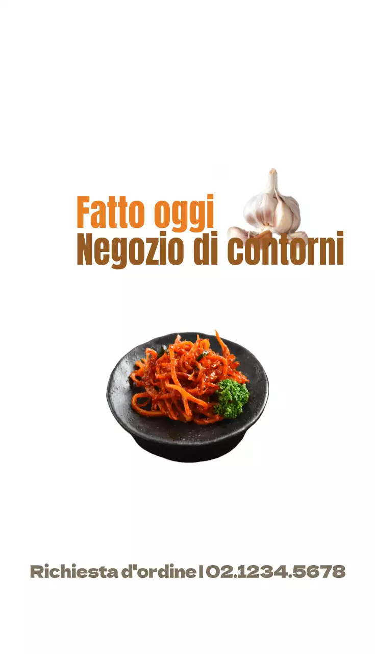 La bottega del contorno di oggi