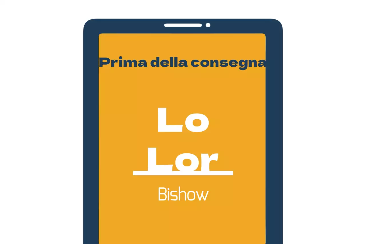 Contatto prima della consegna