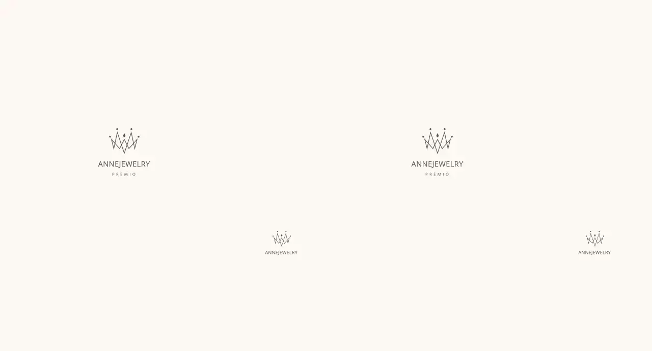 Gioielleria con logo Ivory simple lines