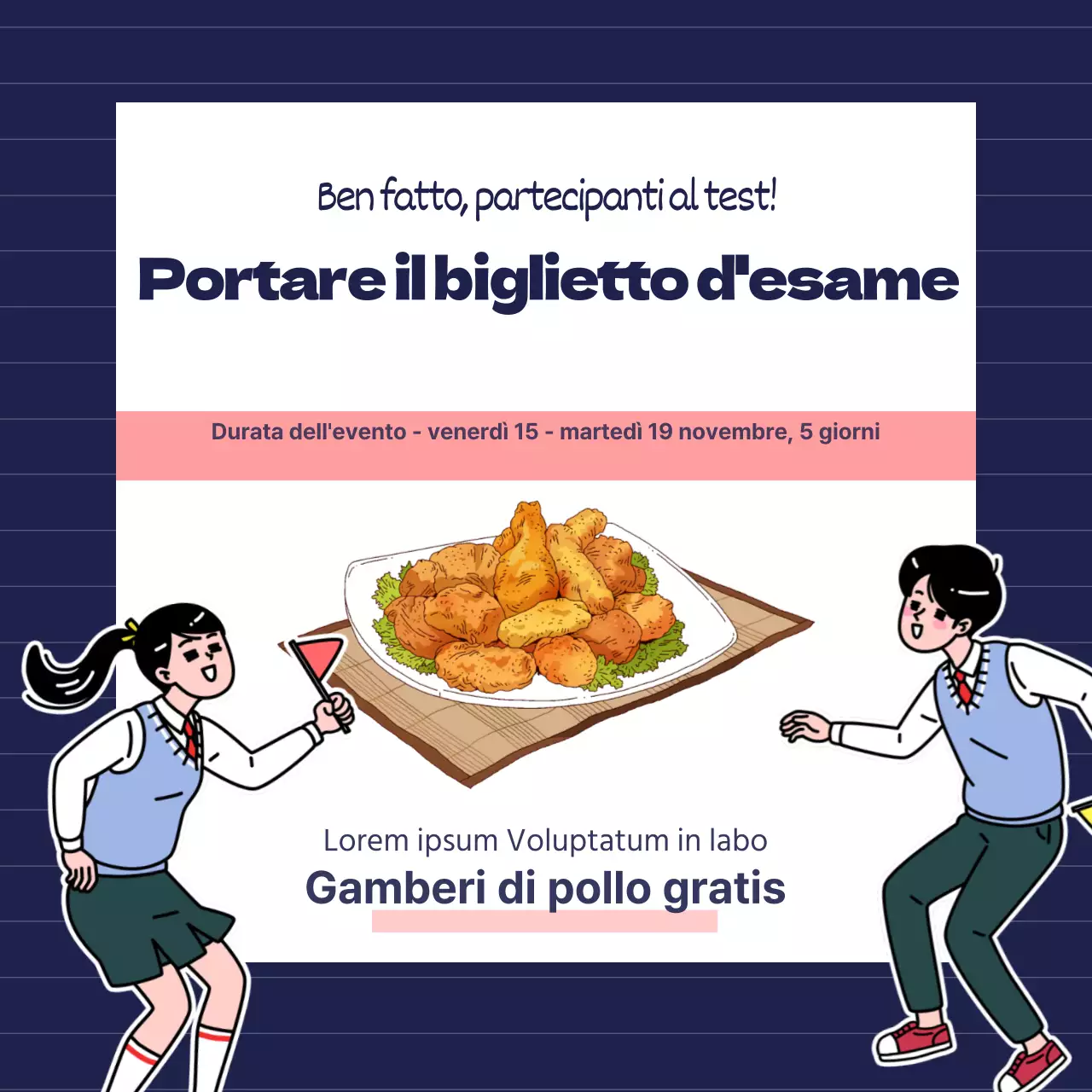 Biglietti d'esame scontati