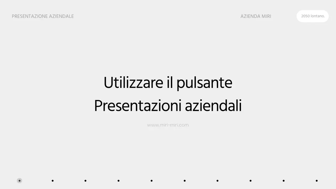 Una proposta commerciale pulita in un'infografica monotona