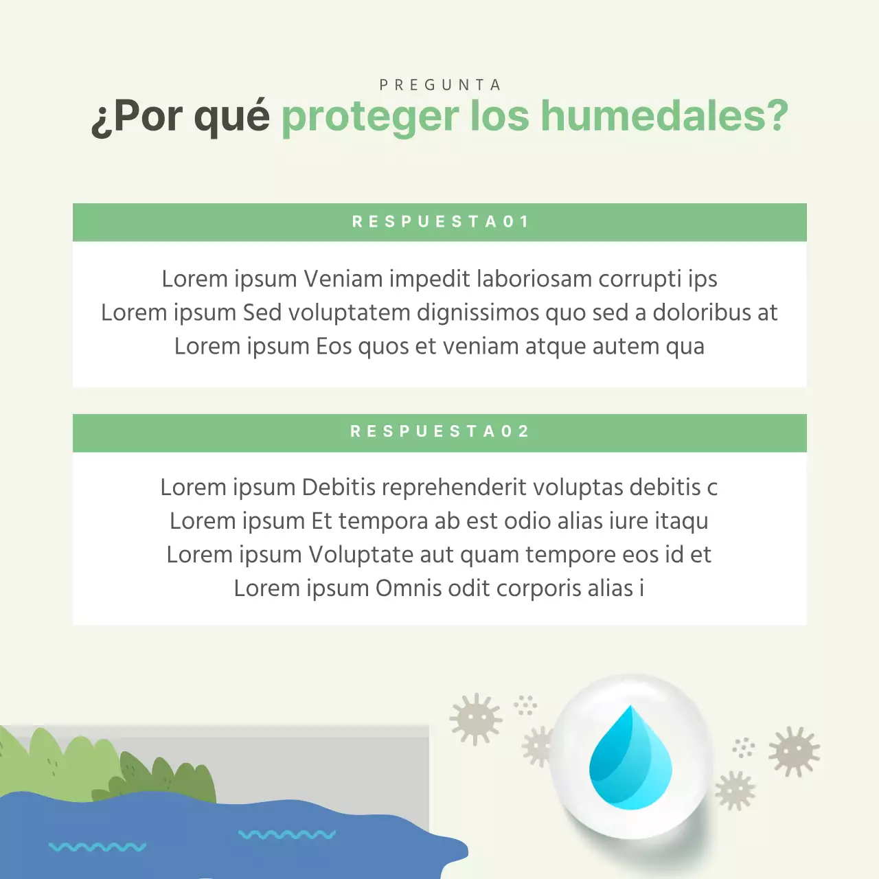 Tarjeta Ducasse del Día Mundial de los HumedalesDiseño de noticias