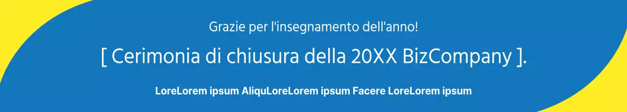 Cerimonia di chiusura