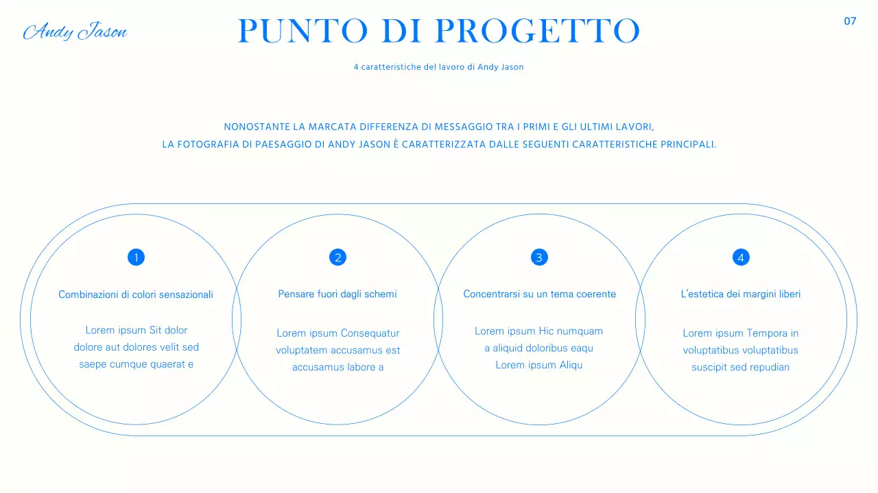 Ritratto di tendenza in blu, bianco e nero