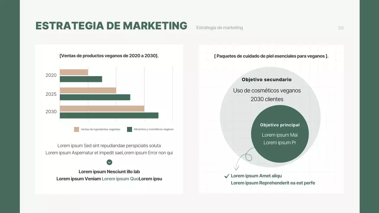 Presentación de un producto cosmético vegano naturalista de tonos verdes