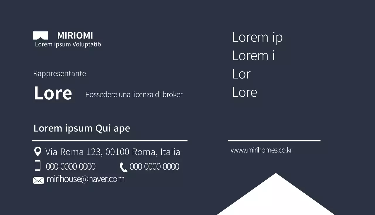 Blu navy illustrazione logo pulito immobiliare