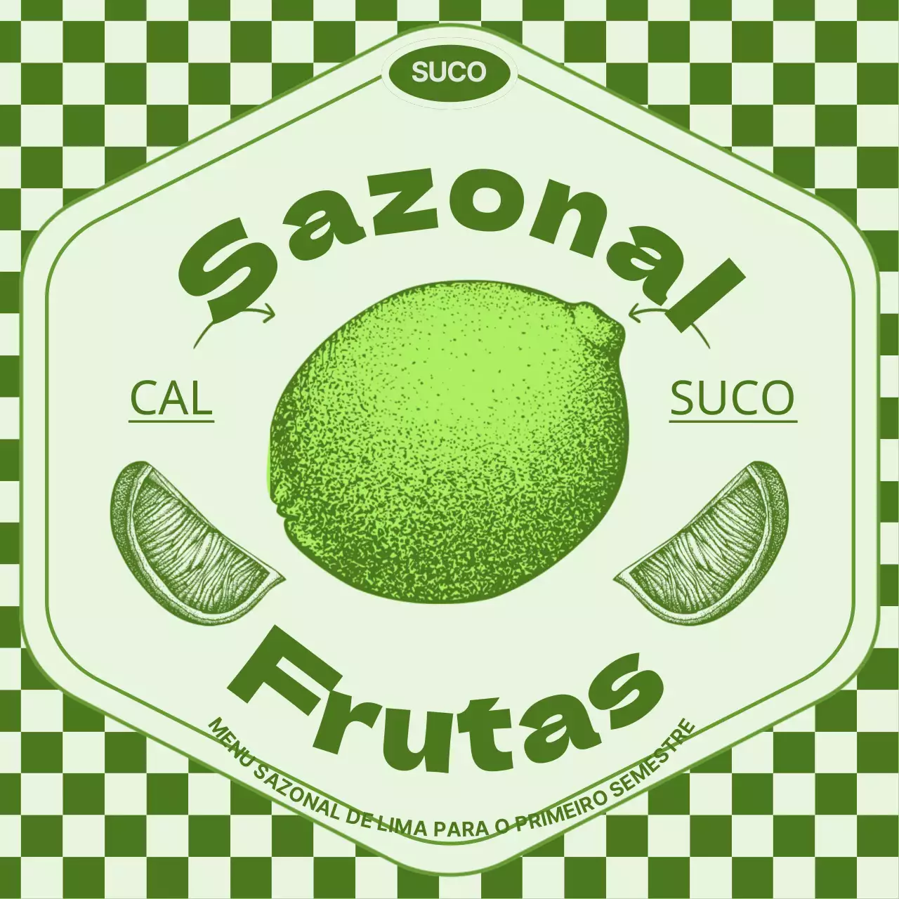 Lançamento do menu sazonal Retro Lime com cores verde e chartreuse