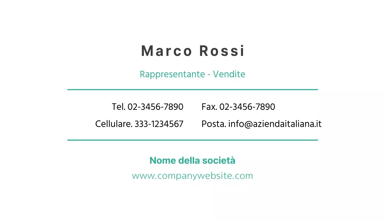 Biglietti da visita illustrati