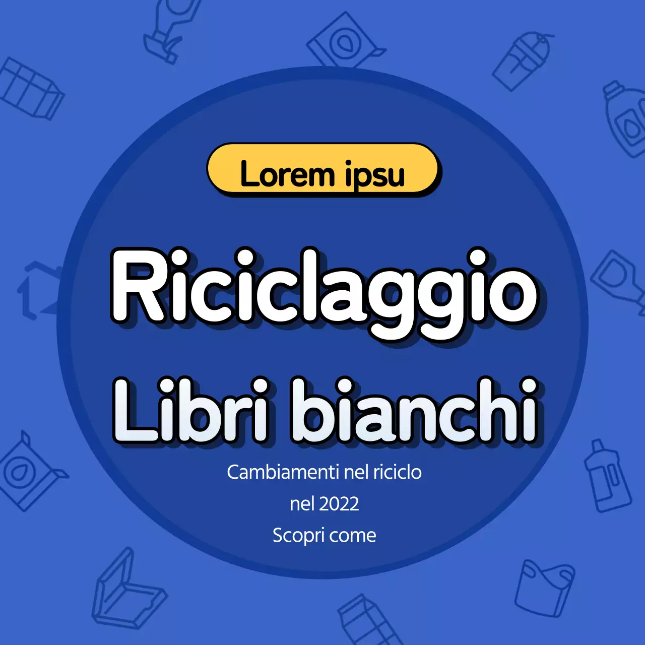Una semplice guida al riciclaggio in blu