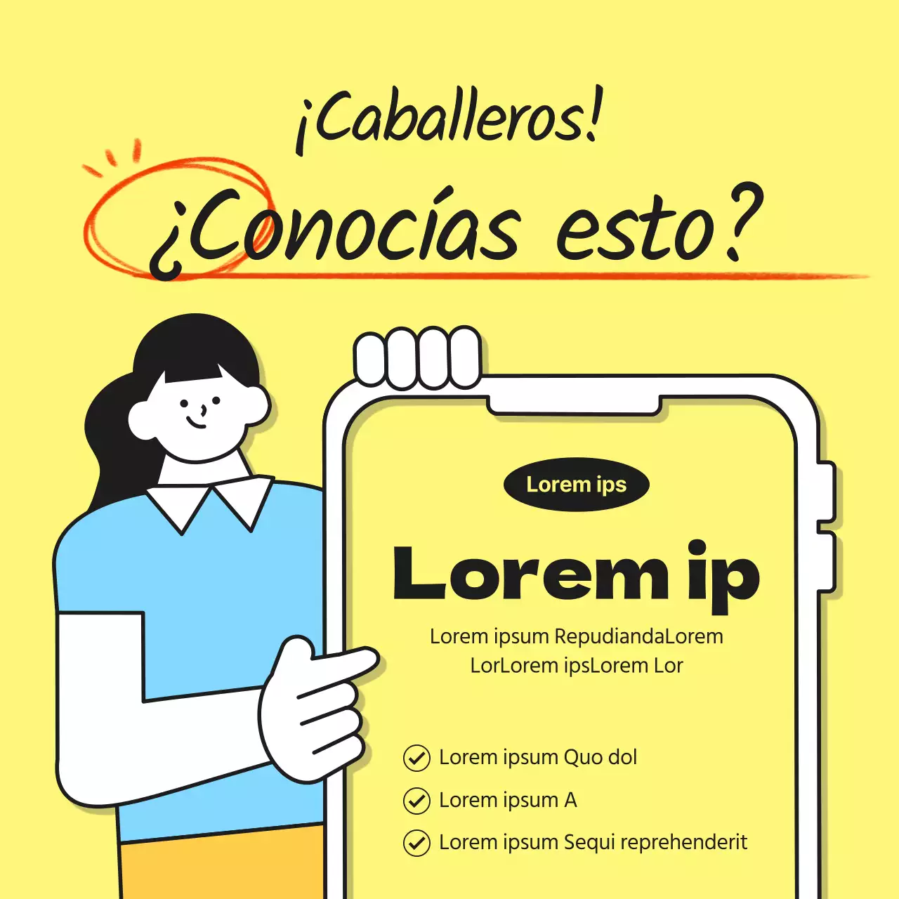 Información financiera simple en amarillo