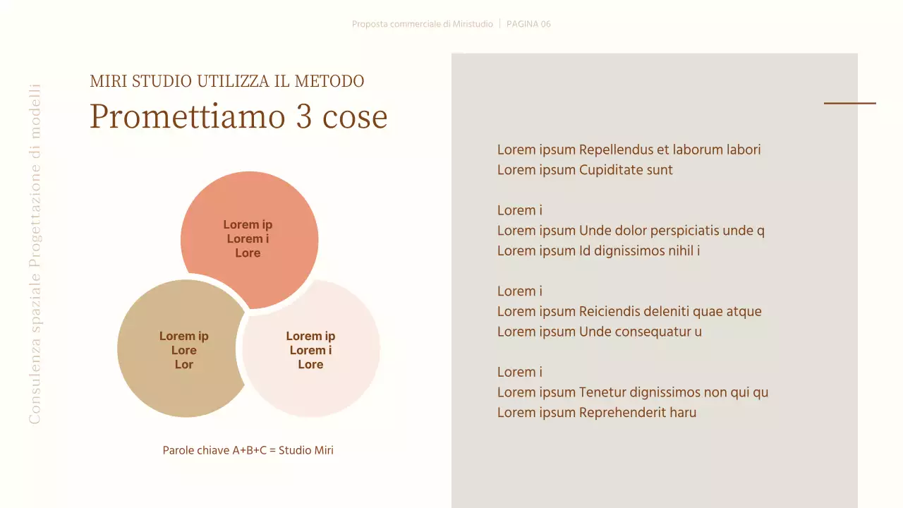 Beige Presentazione semplice