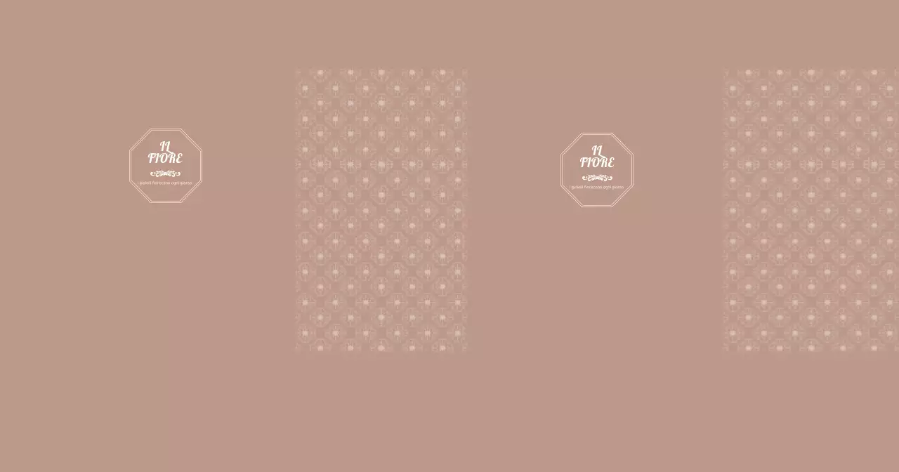 Marrone Modello di cornice lussuosa