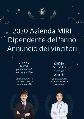 Annunciato il vincitore dell'illustrazione 3D in argento e azzurro