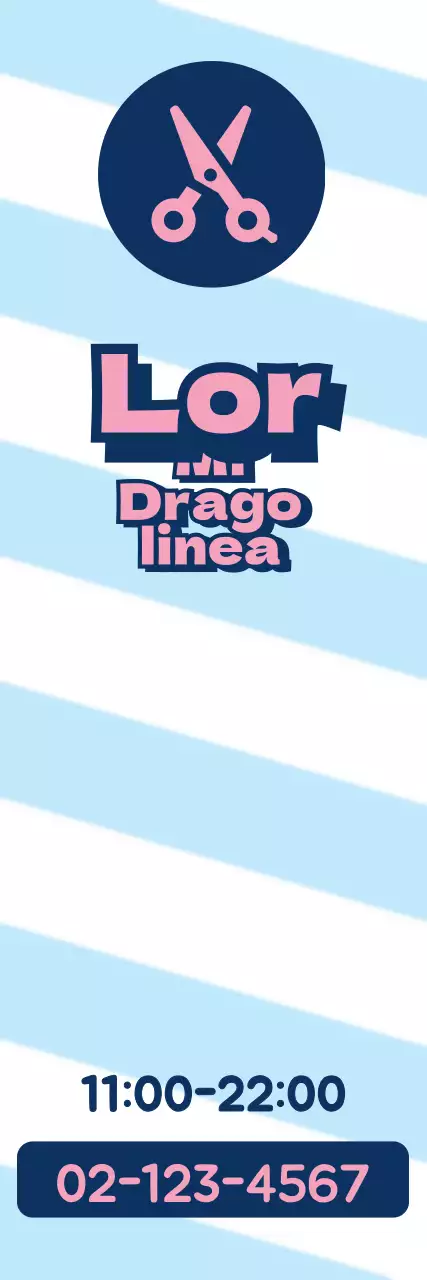 Parrucchiere_banner tridimensionale