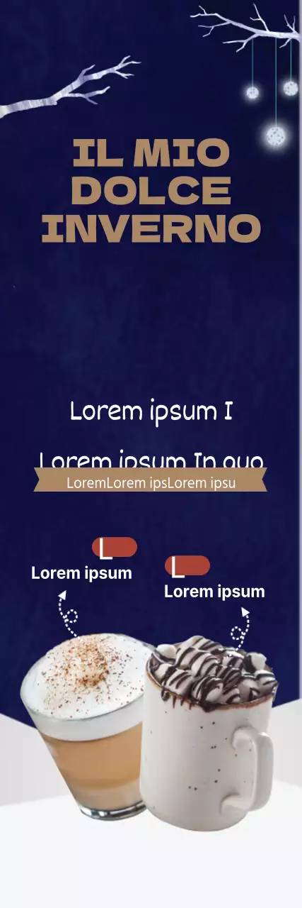 Bevande invernali Evento nuovo menu