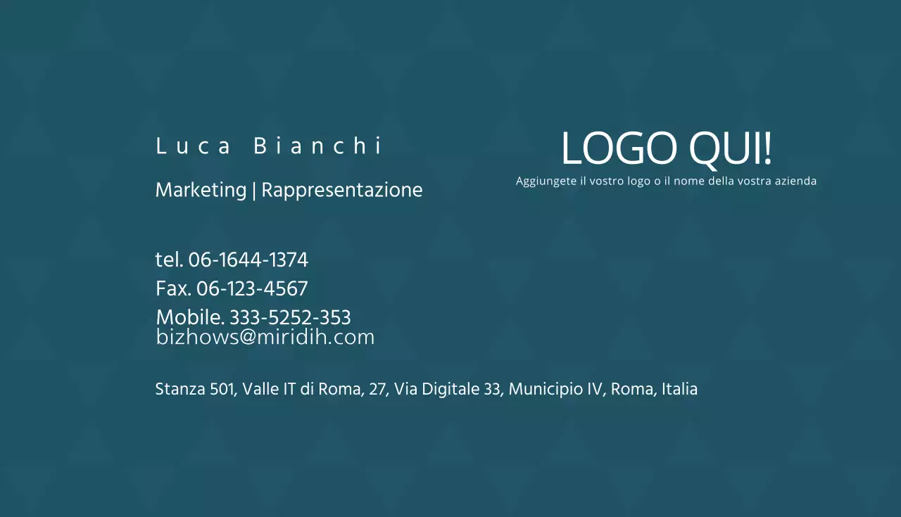 Biglietti da visita aziendali