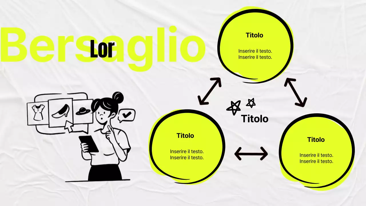 Minuti di studio semplici in giallo e grigio