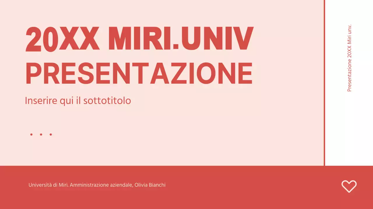 Presentazione del cuore